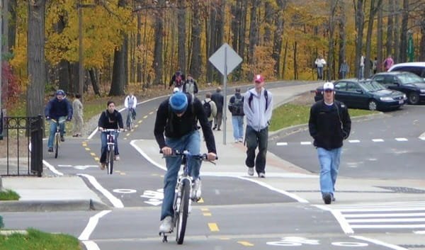 Pedestrian and Bicycle