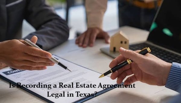 Is Recording a Real Estate Agreement Legal in Texas?