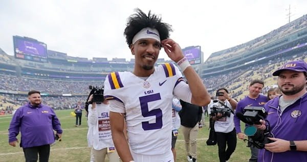 Jayden Daniels LSU Jersey Dispute